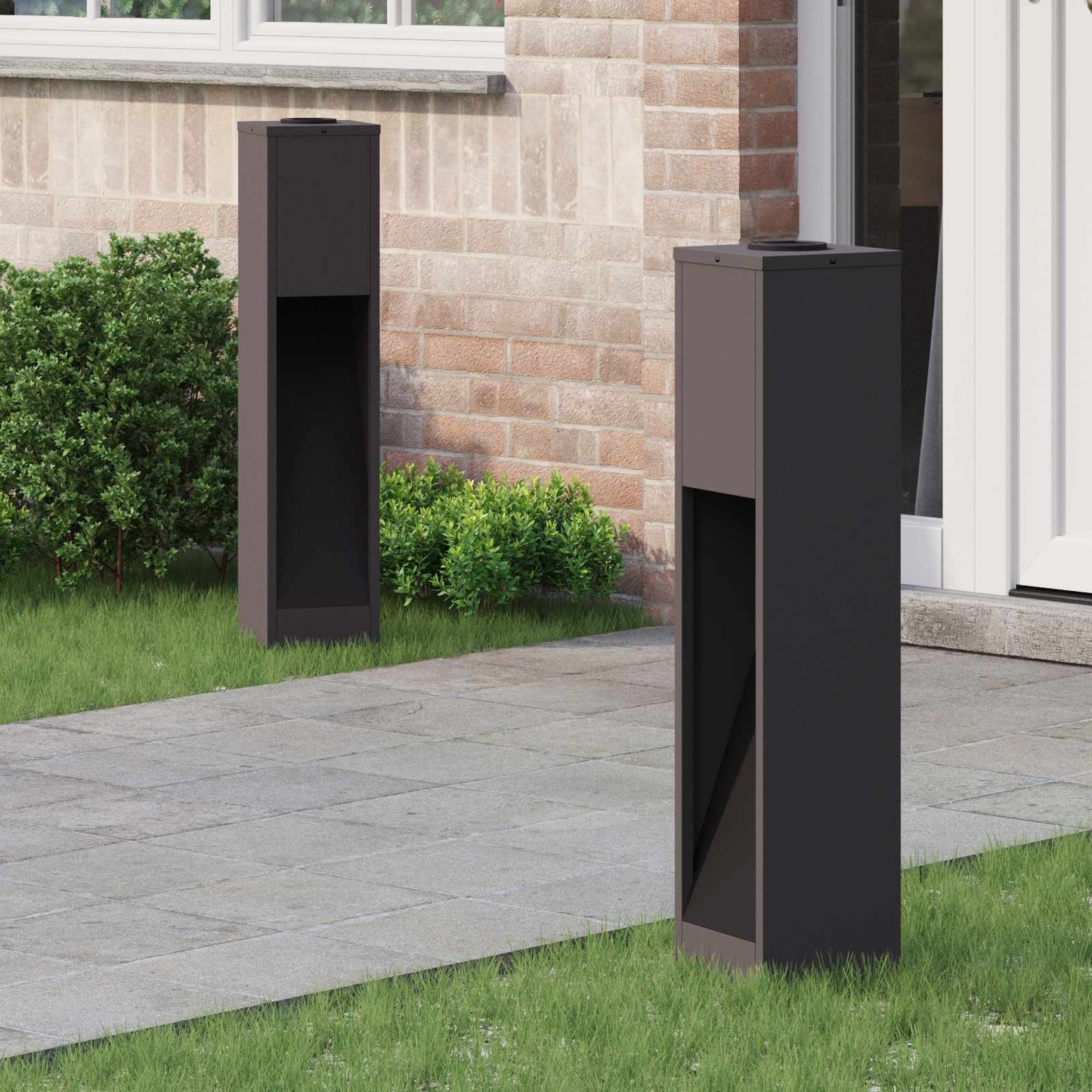Solar Led Wegeleuchte 2 Pcs Bronze