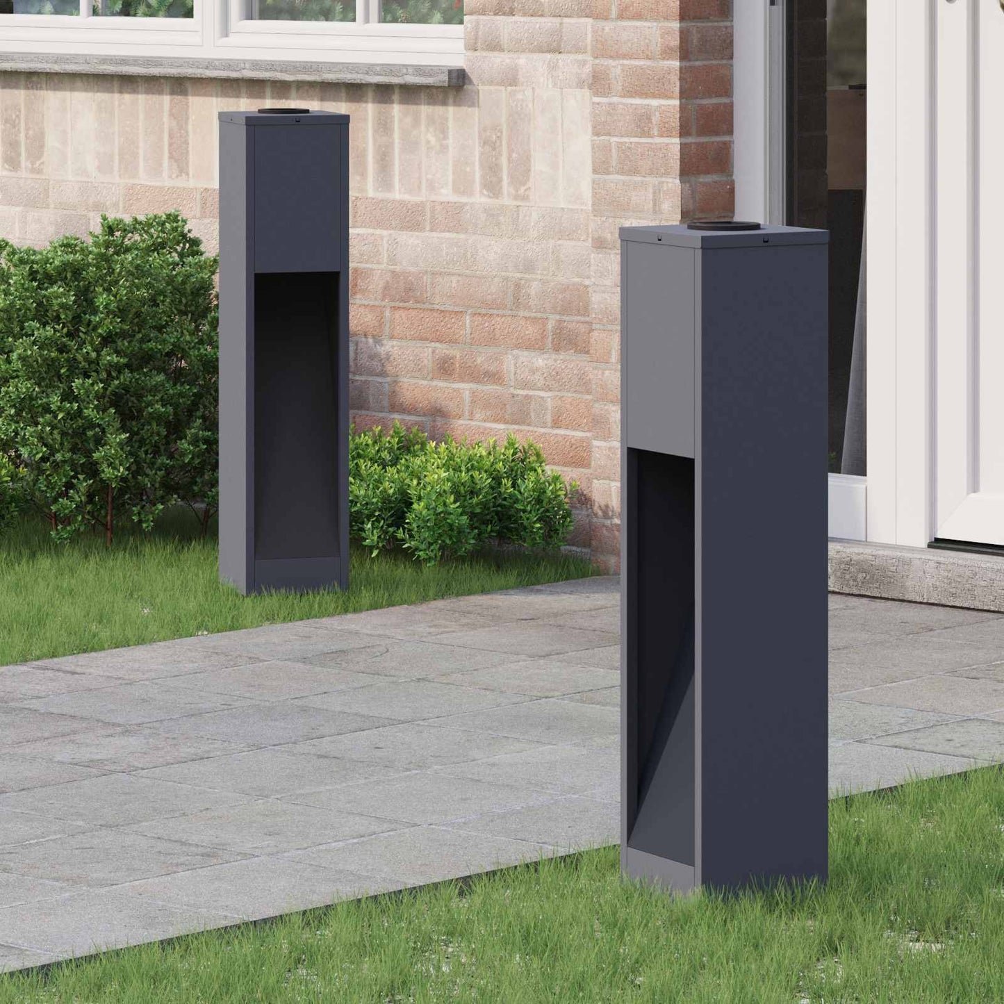Solar Led Wegeleuchte 2 Pcs Bronze