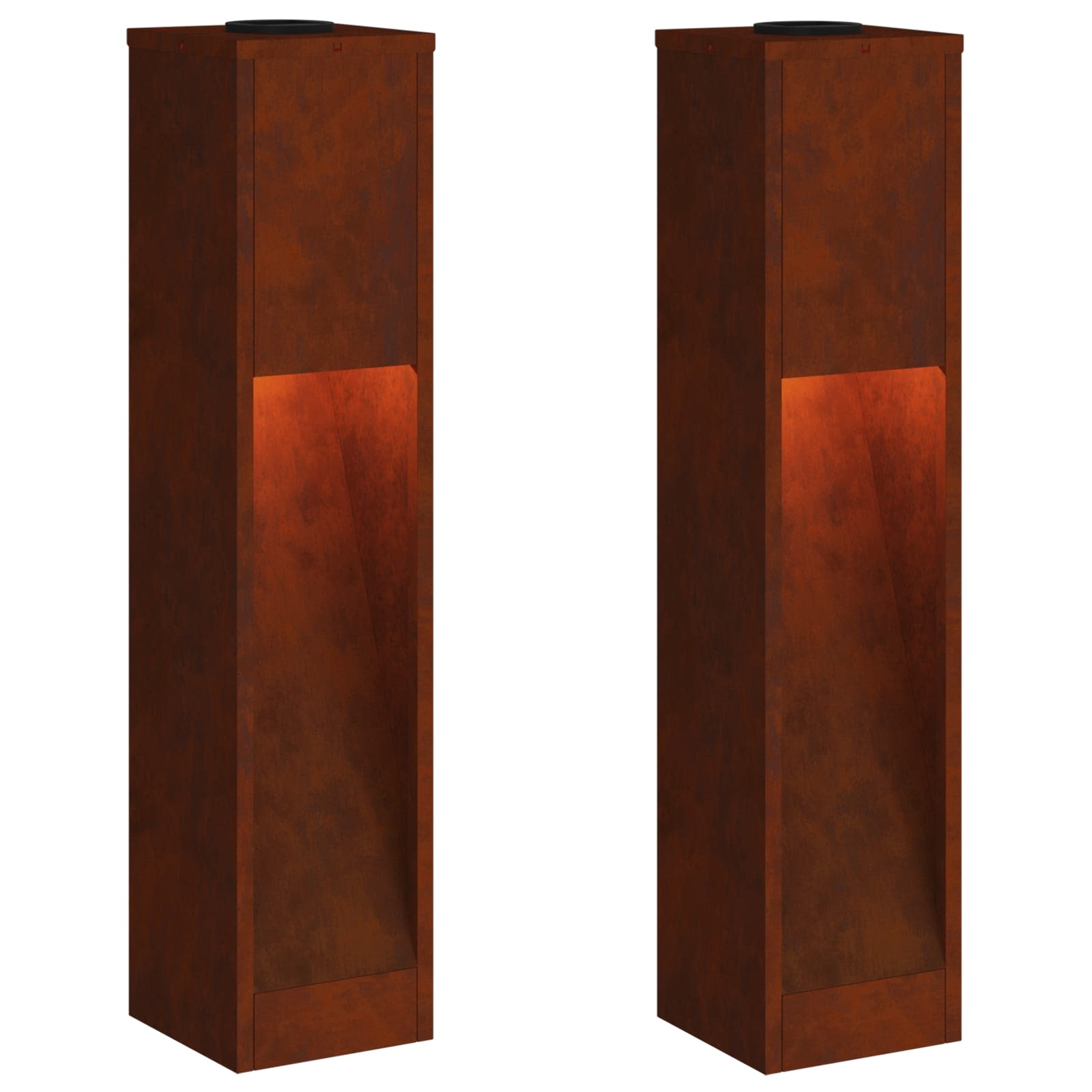 Solar Led Wegeleuchte 2 Pcs Bronze