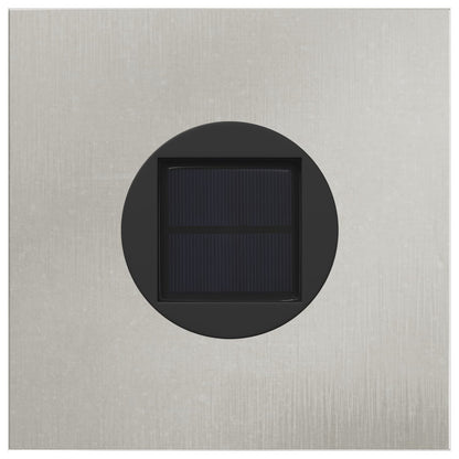 Solar Led Weg Licht 2 Pcs Silber