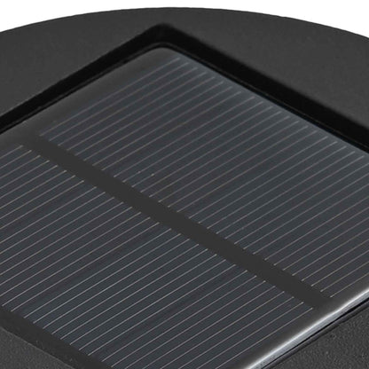 Solar Led Weg Licht 2 Pcs Silber Galvanisiertes Stahl