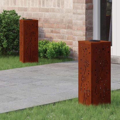 Solar Led Weg Licht 2 Pcs Silber Galvanisiertes Stahl