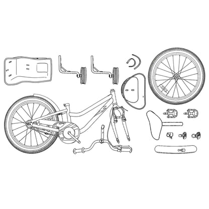 Kinderfahrrad Für 4-6 Jahre Alt