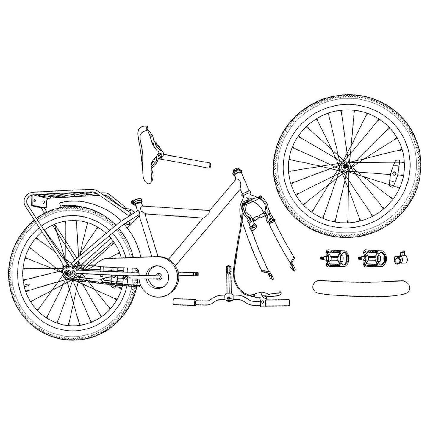 Kinderfahrrad Für 6-11 Jahre Alt