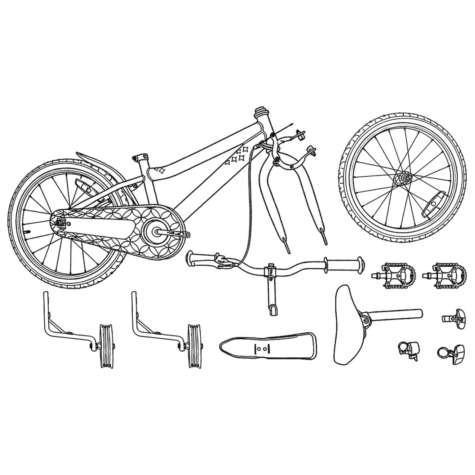 Kinderfahrrad Für 3-5 Jahre Alt