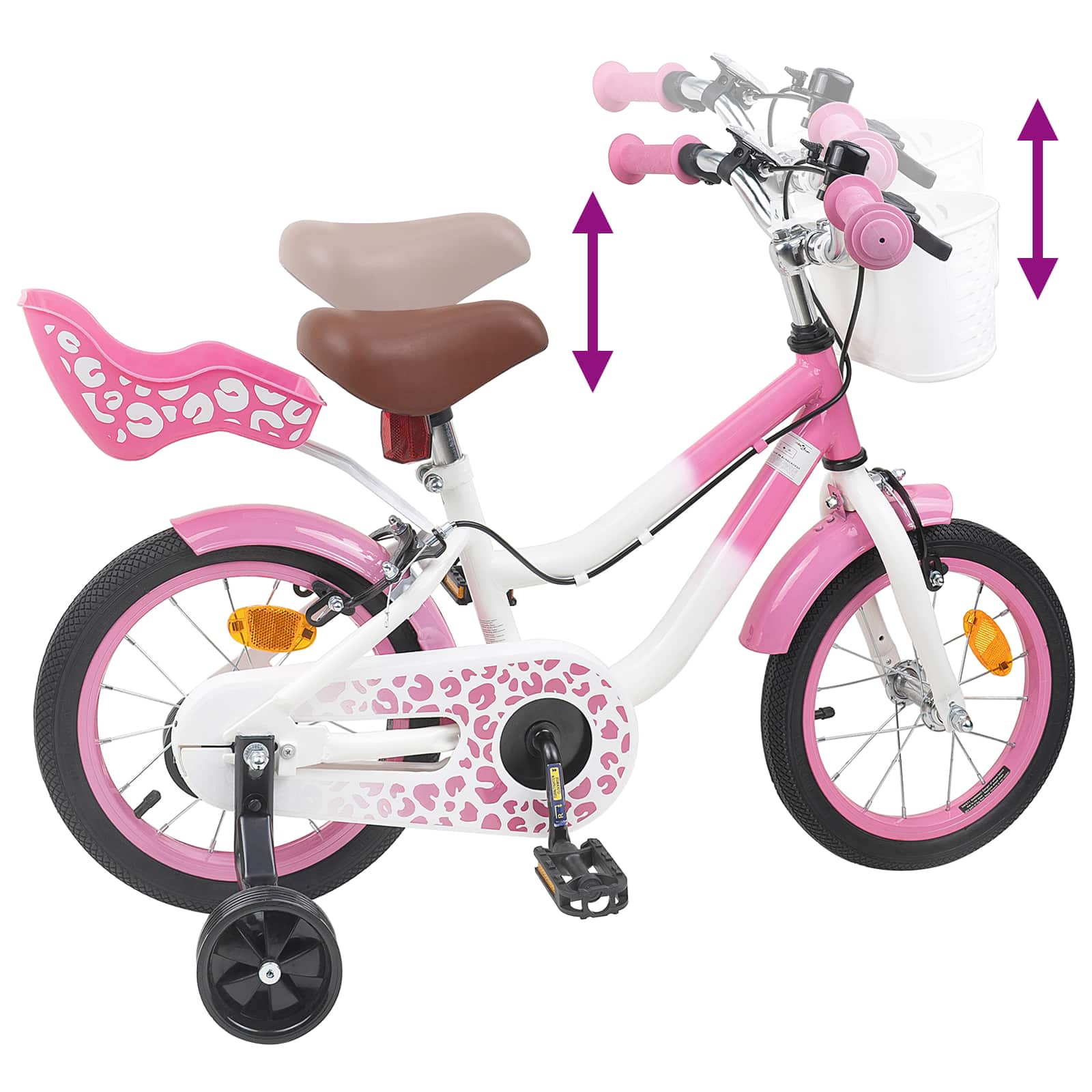 Kinderfahrrad Mit Stützrädern Für 4-6 Jahre Alt