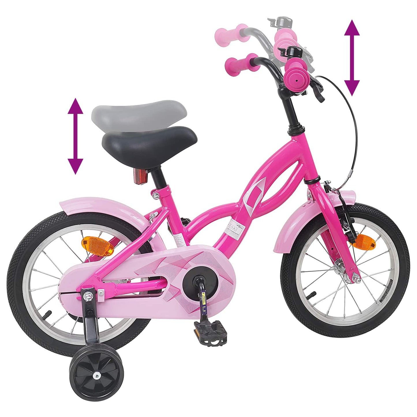 Kinderfahrrad Für 3-5 Jahre Alt Dunkel
