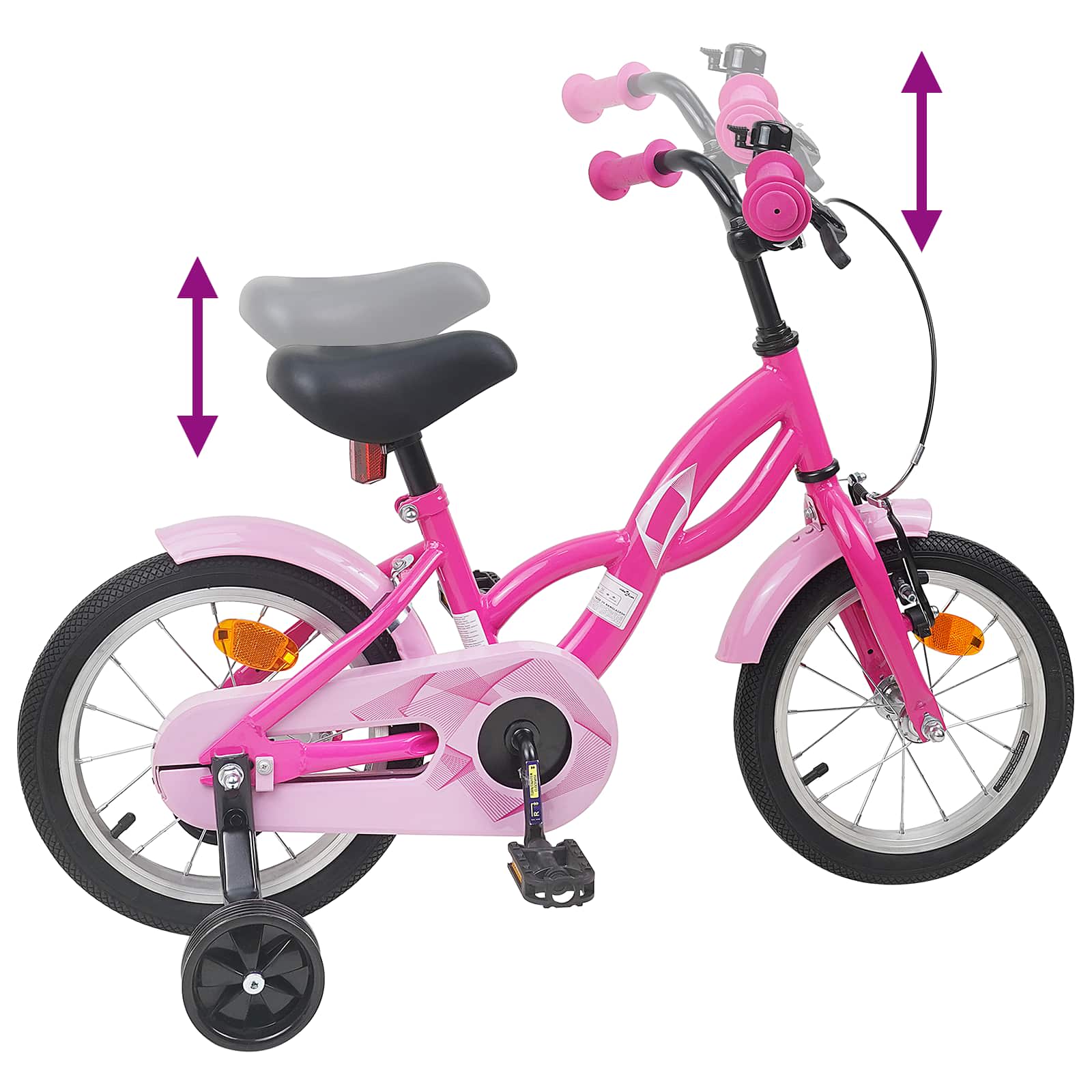 Kinderfahrrad Für 3-5 Jahre Alt Dunkel