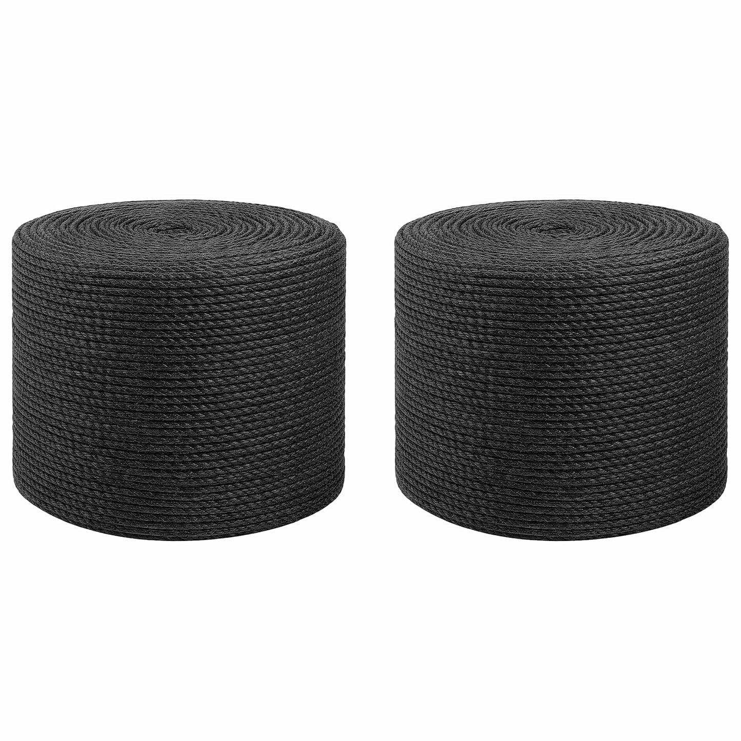 Juteseil 20 100% Tossa Jute Schwarz
