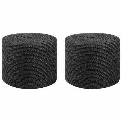 Juteseil 20 100% Tossa Jute Schwarz