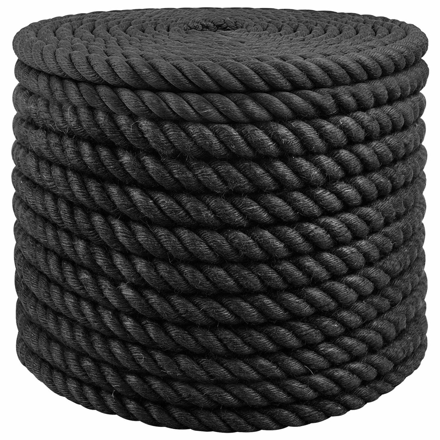 Juteseil 20 100% Tossa Jute Schwarz