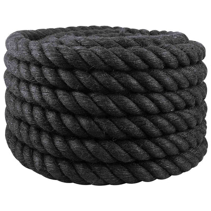 Juteseil 20 100% Tossa Jute Schwarz