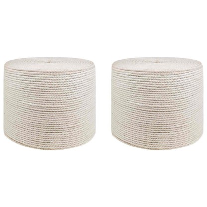 Juteseil 50 100% Tossa Jute Weiß