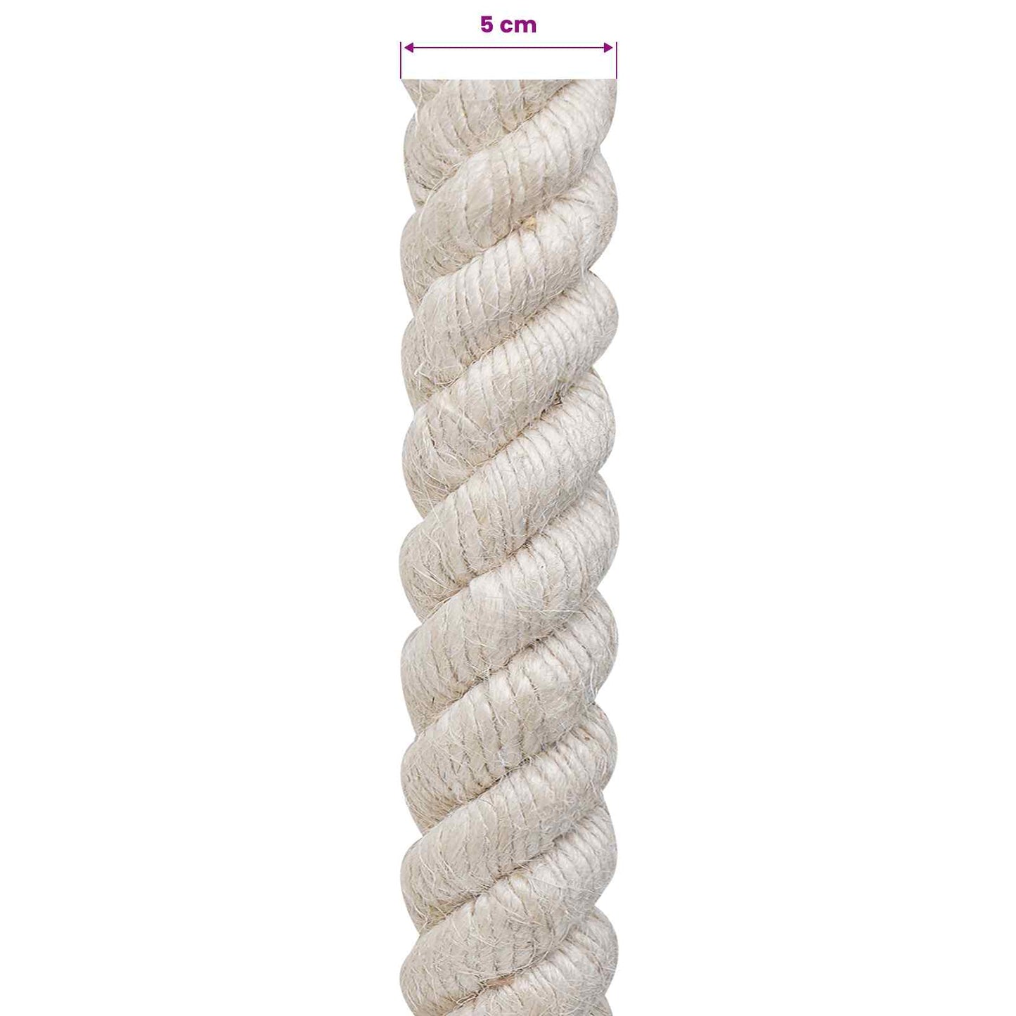 Juteseil 50 100% Tossa Jute Weiß