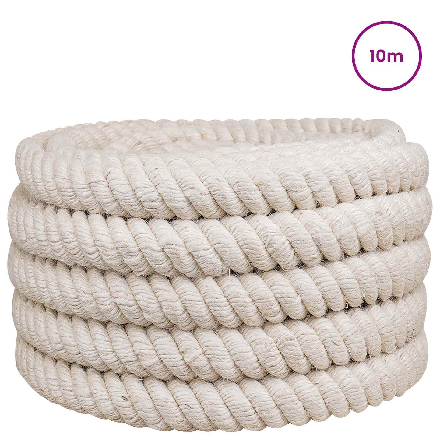 Juteseil 50 100% Tossa Jute Weiß
