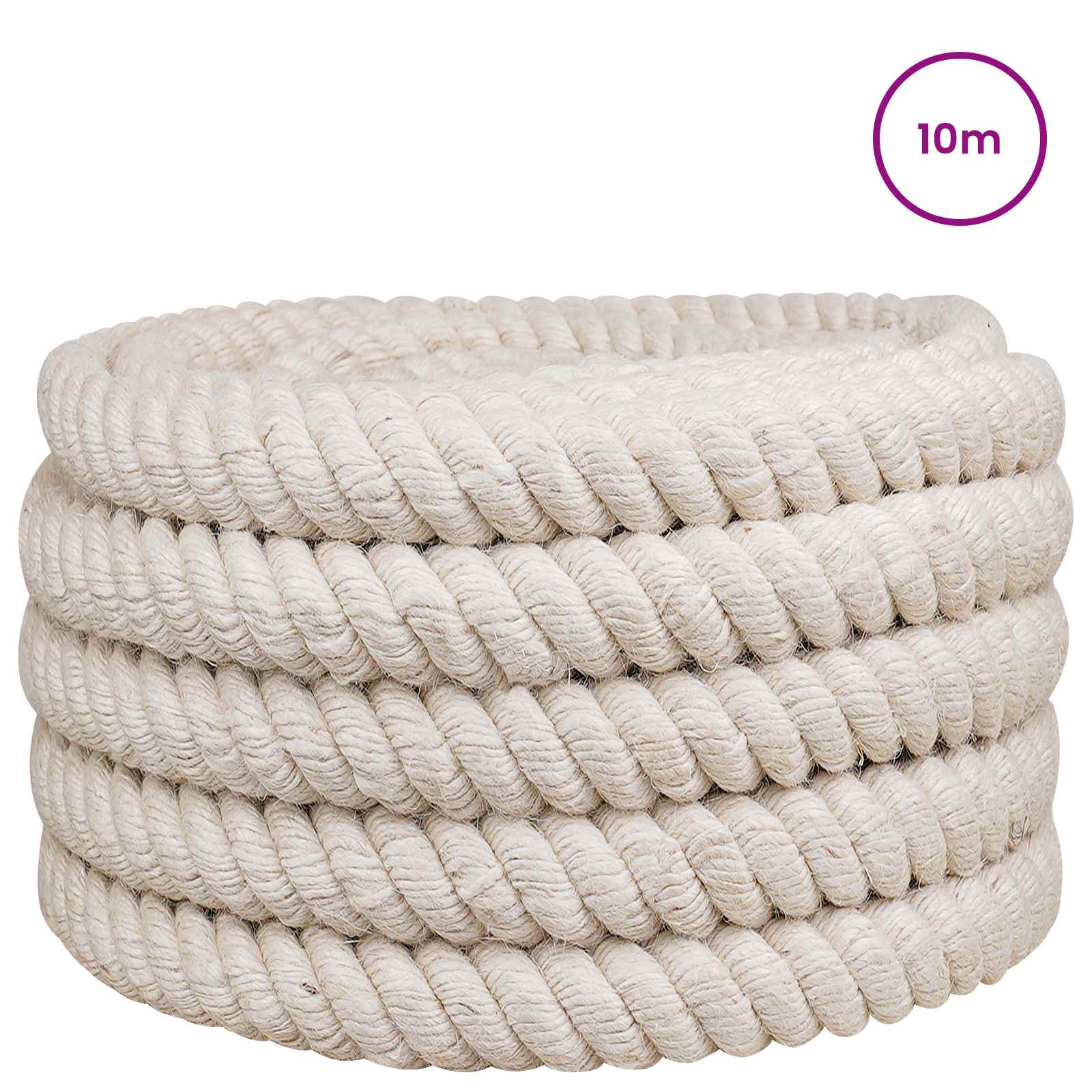 Juteseil 50 100% Tossa Jute Weiß