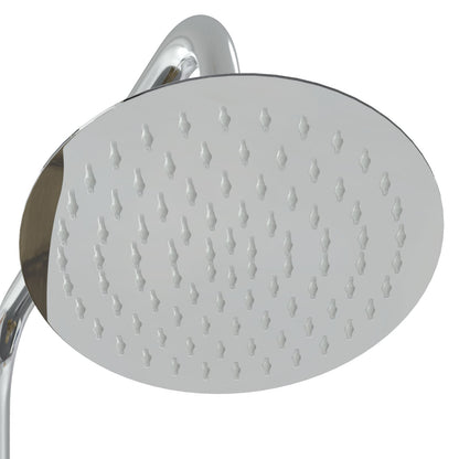 Outdoor-Dusche 206 Cm Imprägniertes Kiefernholz Und Edelstahl