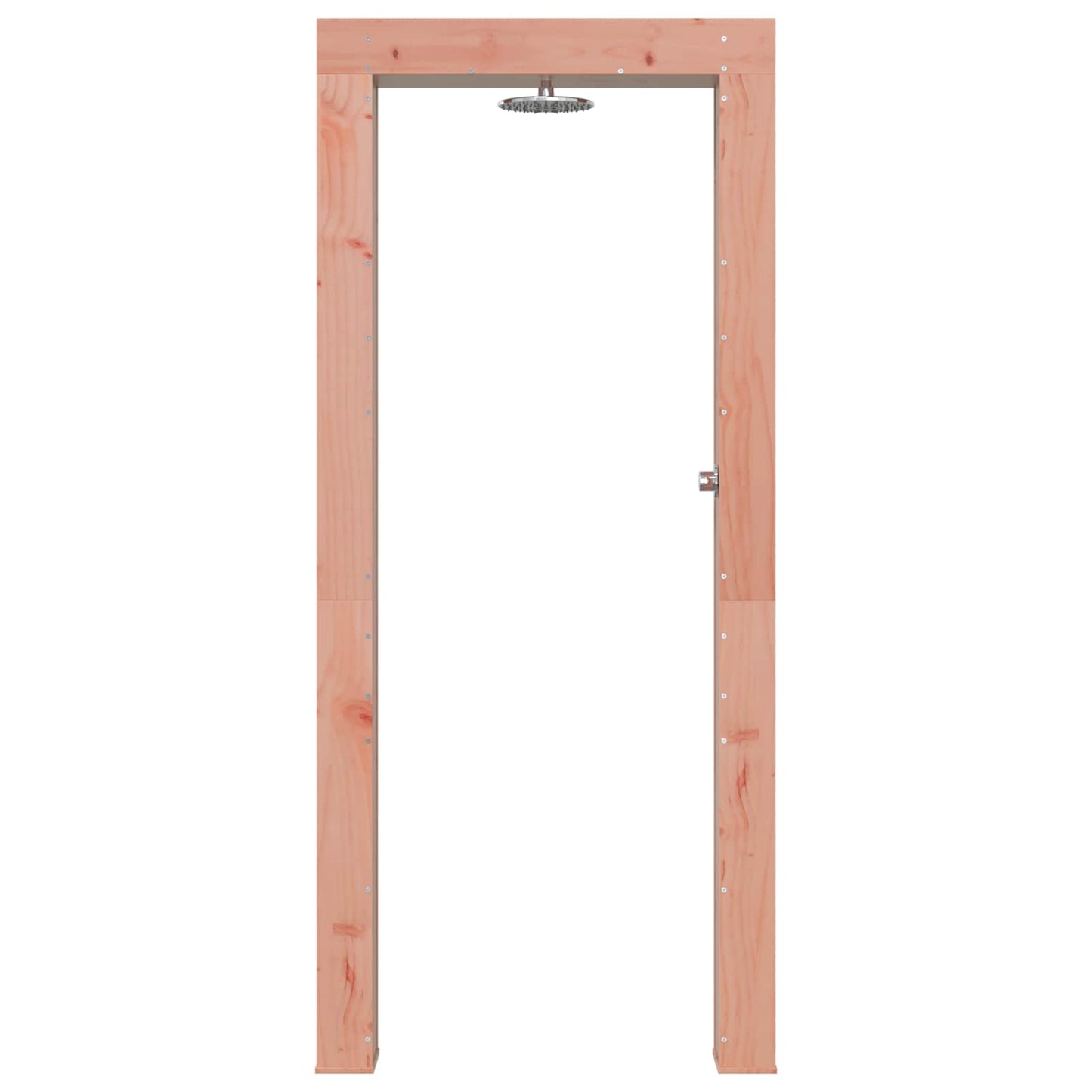 Outdoor-Dusche 226 Cm Massives Douglasholz Und Edelstahl Natur