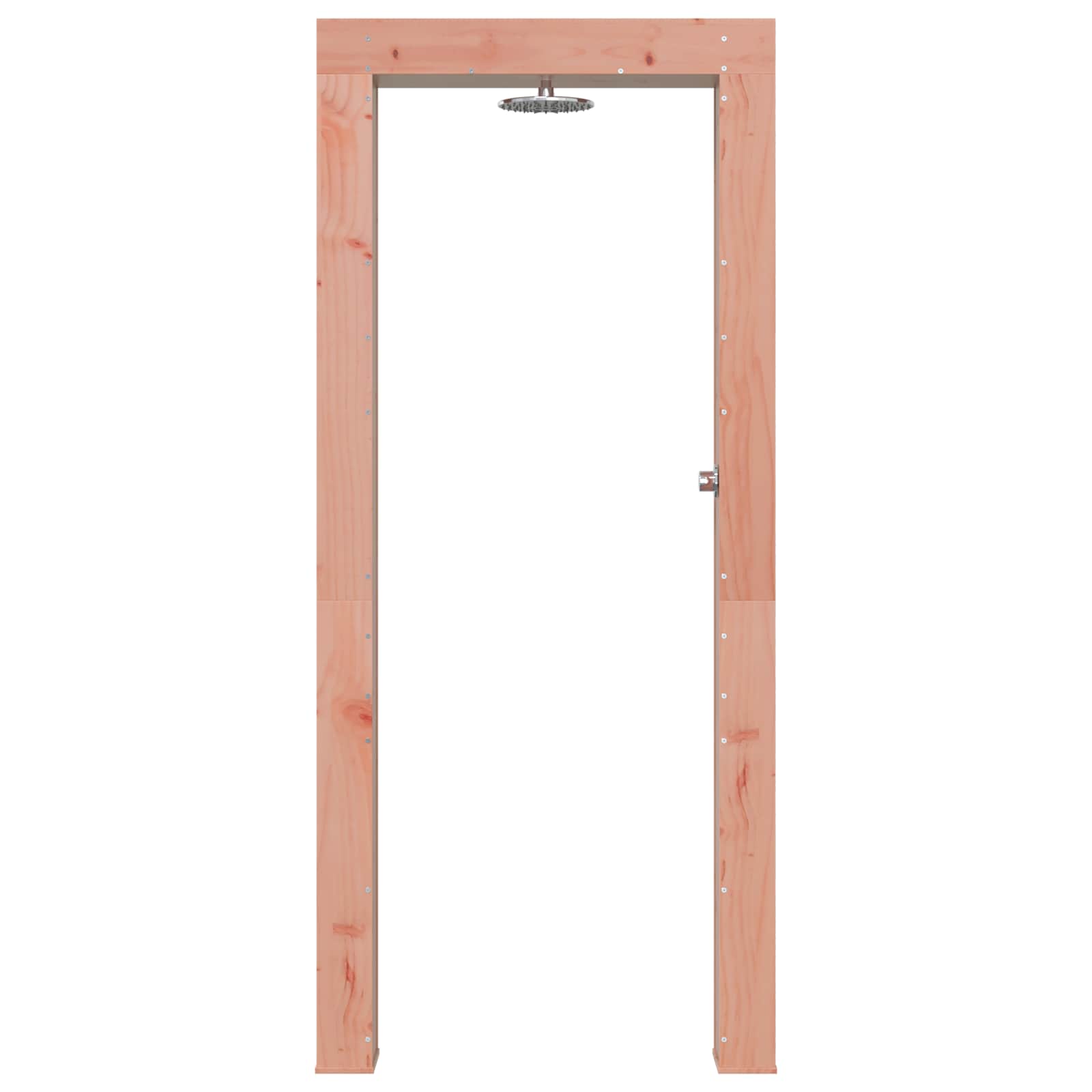 Outdoor-Dusche 226 Cm Massives Douglasholz Und Edelstahl Natur