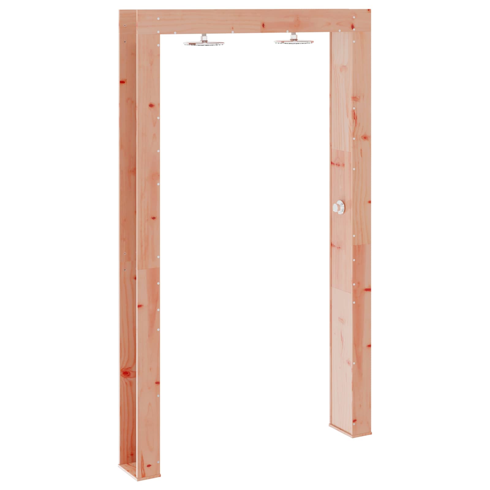Outdoor-Dusche 226 Cm Massives Douglasholz Und Edelstahl Natur