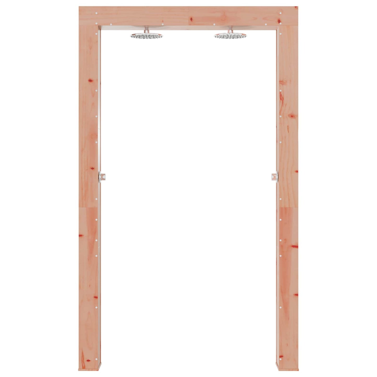 Outdoor-Dusche 226 Cm Massives Douglasholz Und Edelstahl Natur