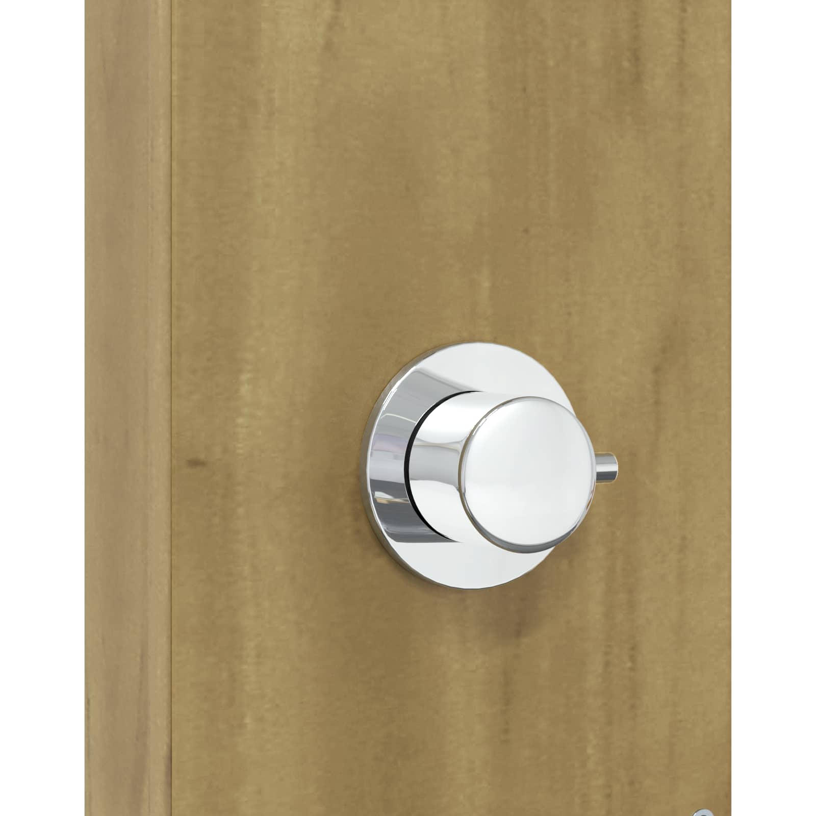 Outdoor-Dusche 214,5 Cm Imprägniertes Kiefernholz Und Edelstahl