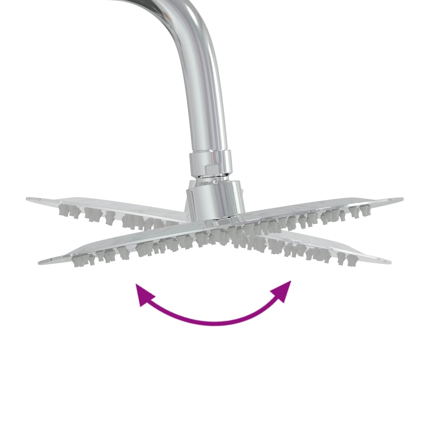 Outdoor-Dusche 246 Cm Massives Douglasholz Und Edelstahl Natur