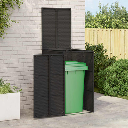 Mülltonnenbox 2 Pcs 130 X 80 X 115 Cm Polyethylen