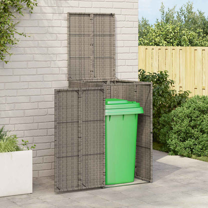 Mülltonnenbox 2 Pcs 130 X 80 X 115 Cm Polyethylen