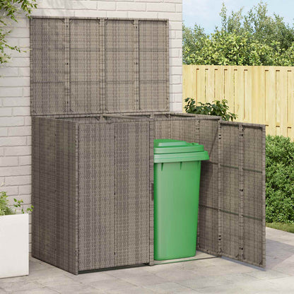 Mülltonnenbox 2 Pcs 130 X 80 X 115 Cm Polyethylen