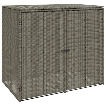 Mülltonnenbox 2 Pcs 130 X 80 X 115 Cm Polyethylen