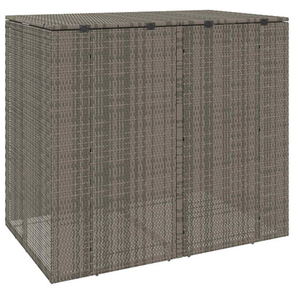 Mülltonnenbox 2 Pcs 130 X 80 X 115 Cm Polyethylen
