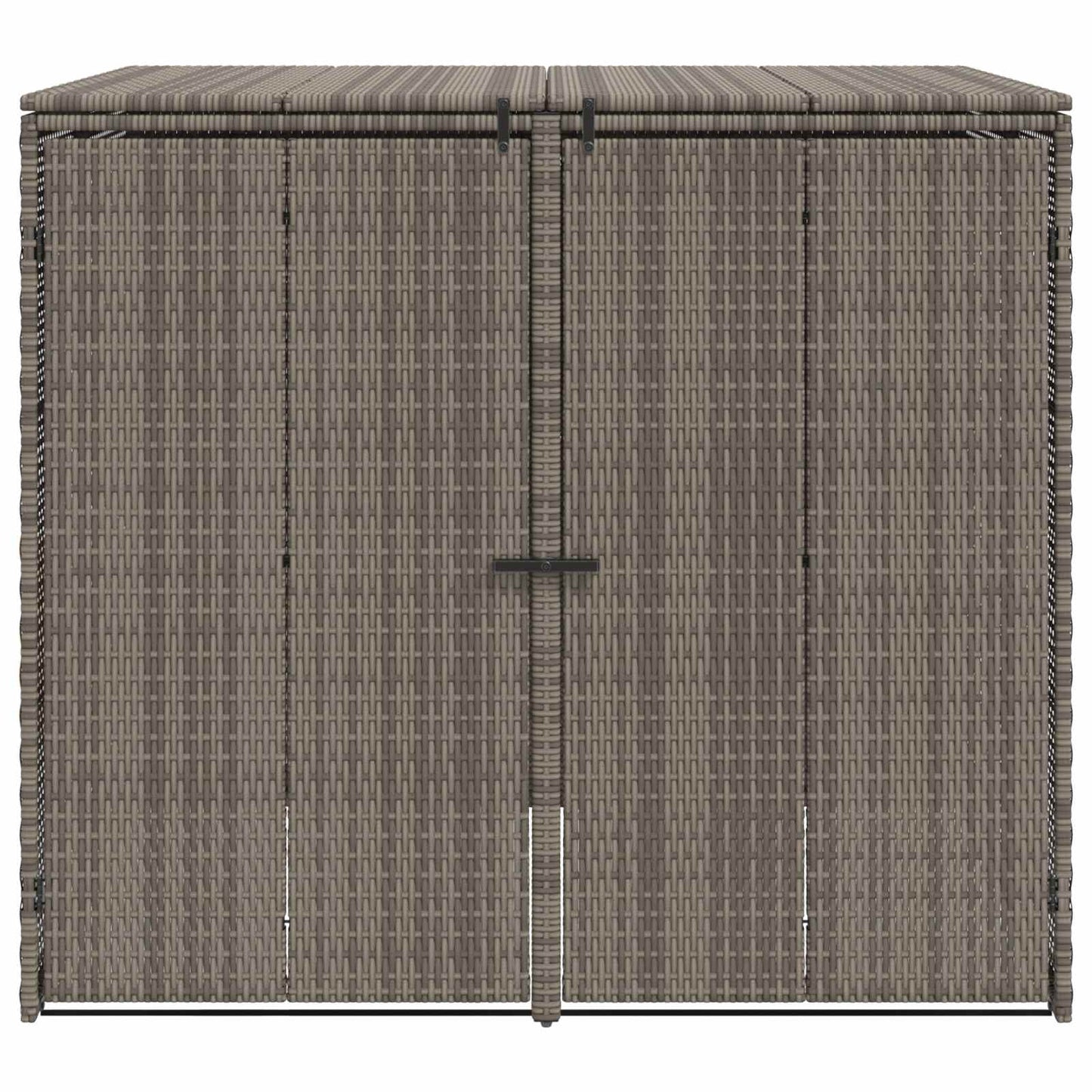 Mülltonnenbox 2 Pcs 130 X 80 X 115 Cm Polyethylen
