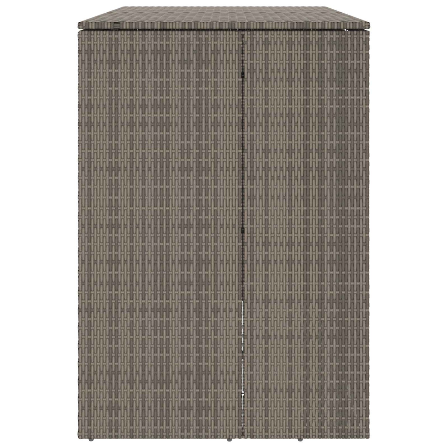 Mülltonnenbox 2 Pcs 130 X 80 X 115 Cm Polyethylen
