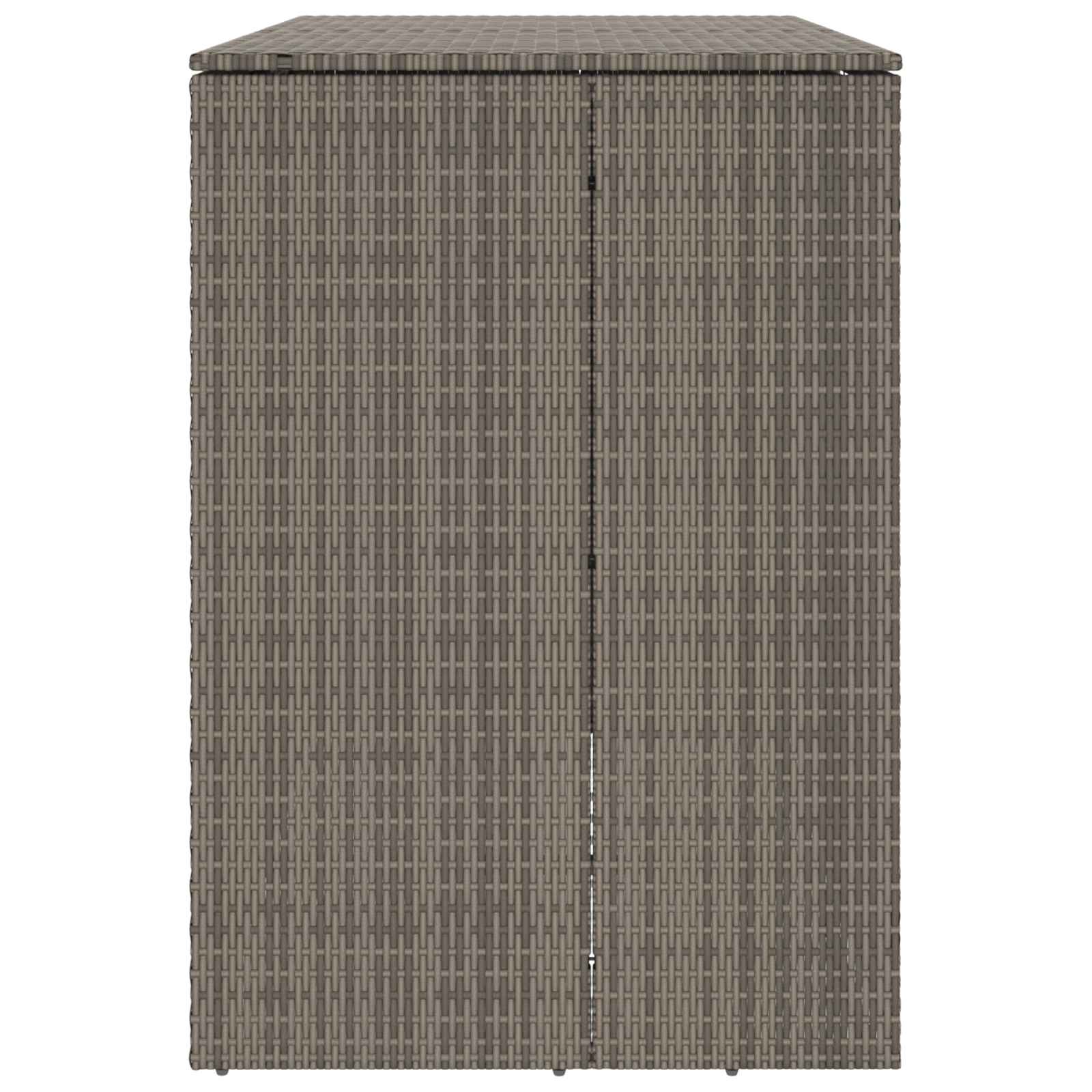 Mülltonnenbox 2 Pcs 130 X 80 X 115 Cm Polyethylen