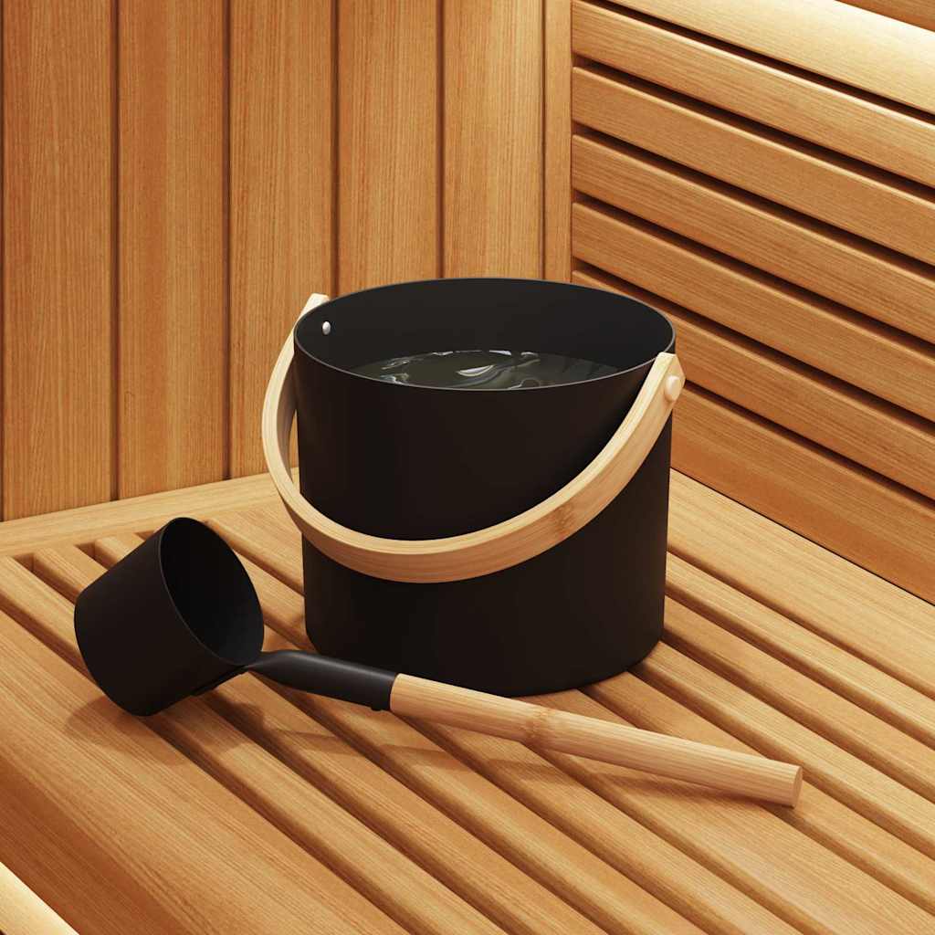 Sauna Zubehör Set 5 Pcs Schwarz