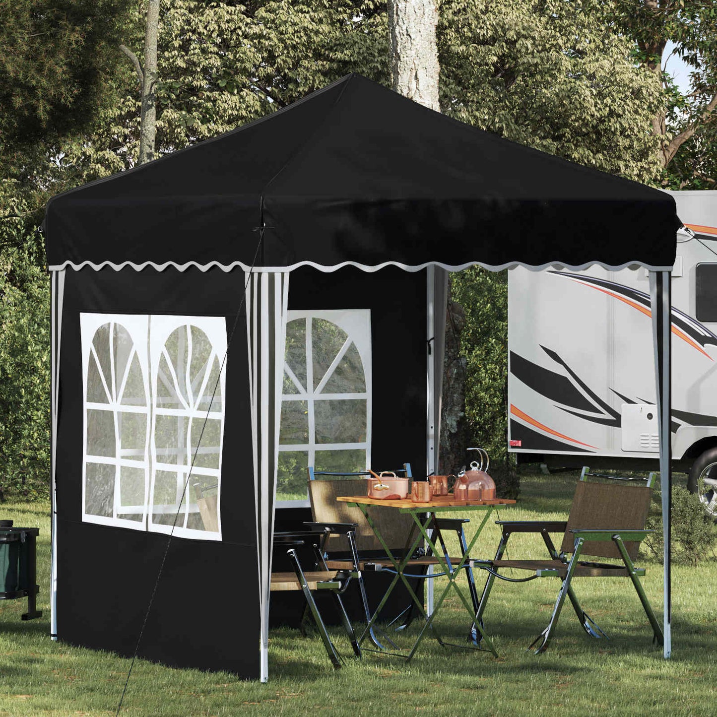 Pop-Up Partyzelt 195 X 195 X 245 Cm Oxford-Stoff