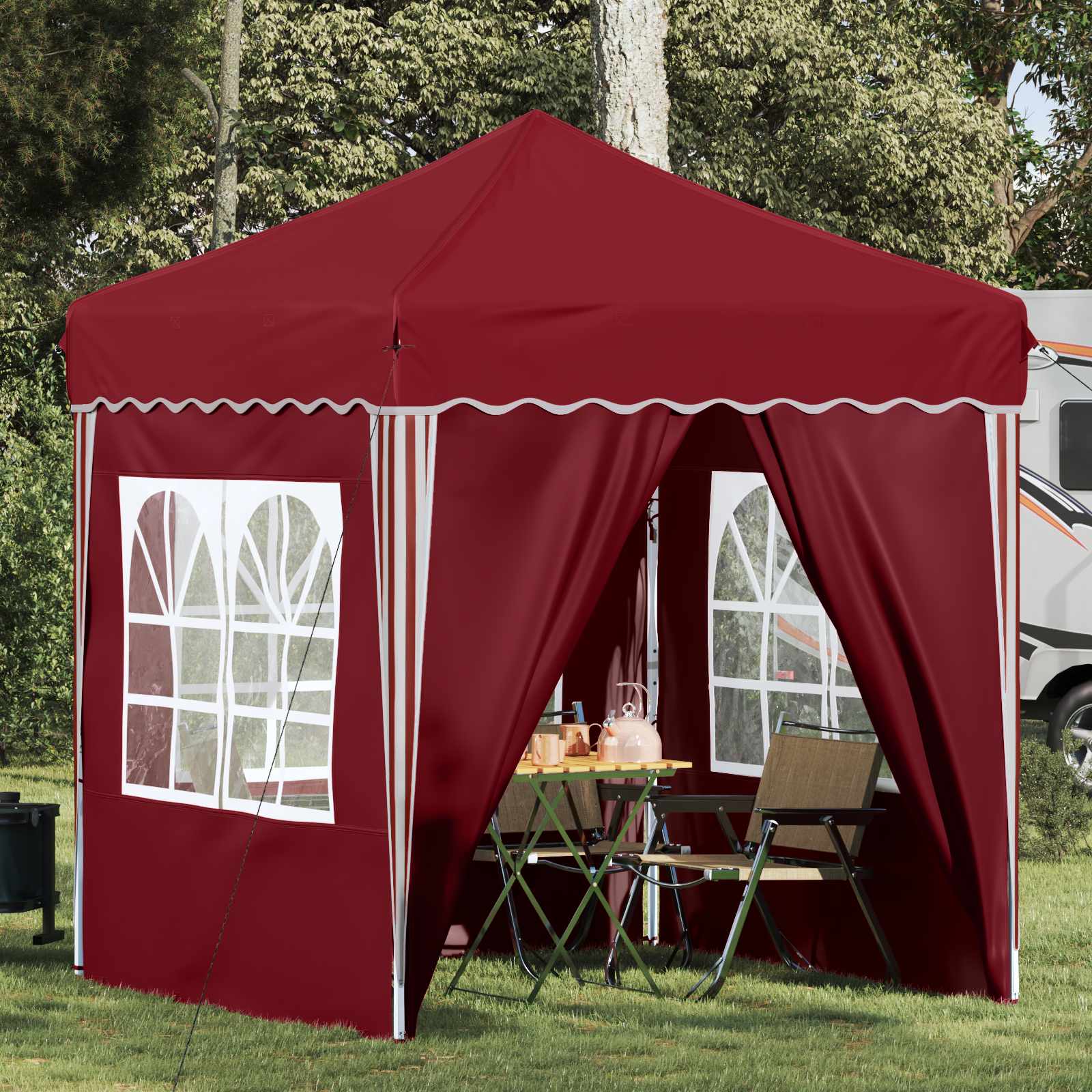 Pop-Up Partyzelt 195 X 195 X 245 Cm Oxford-Stoff