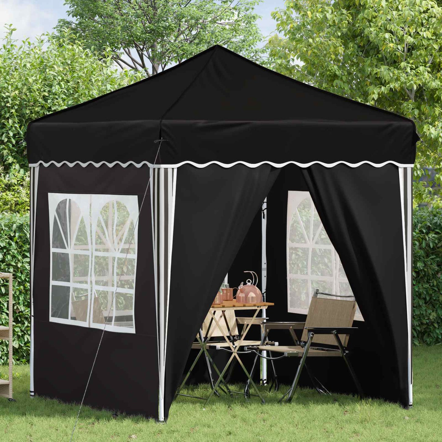 Pop-Up Partyzelt 195 X 195 X 245 Cm Oxford-Stoff