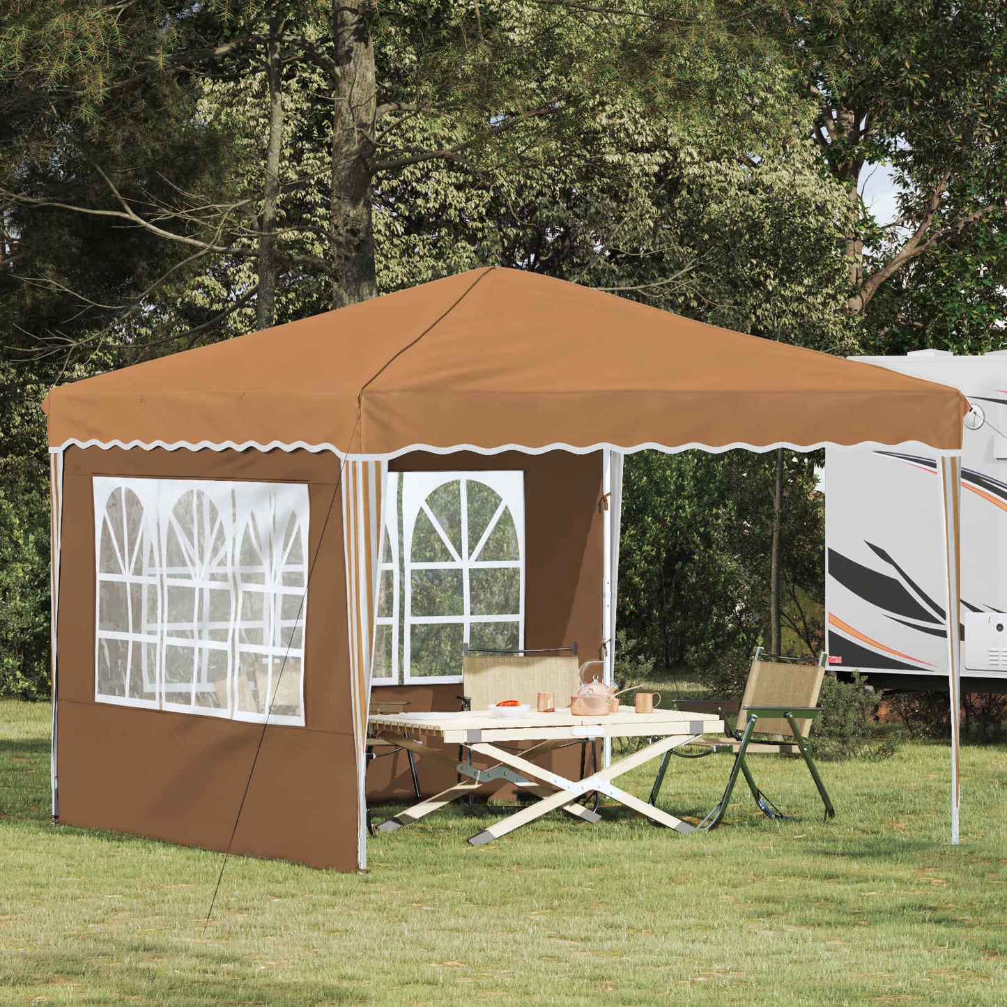 Pop-Up Partyzelt 288 X 288 X 245 Cm Oxford-Stoff