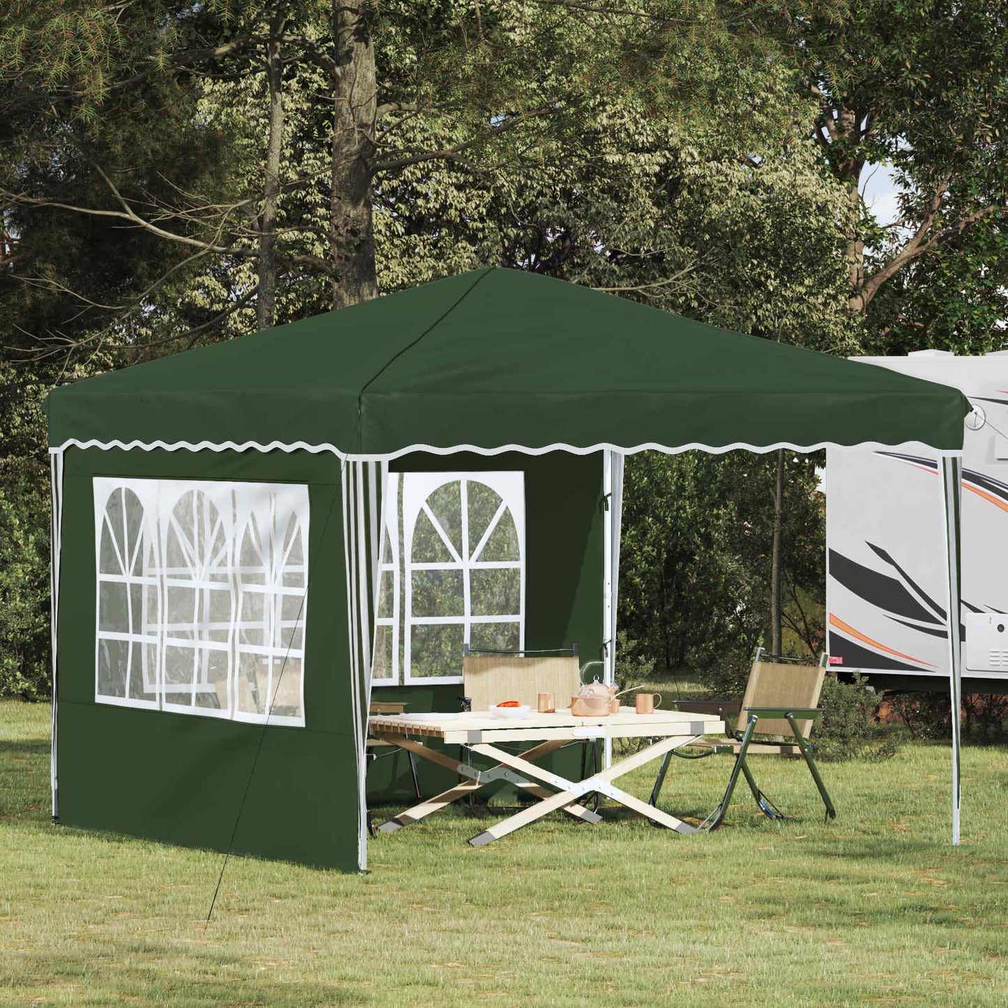 Pop-Up Partyzelt 288 X 288 X 245 Cm Oxford-Stoff