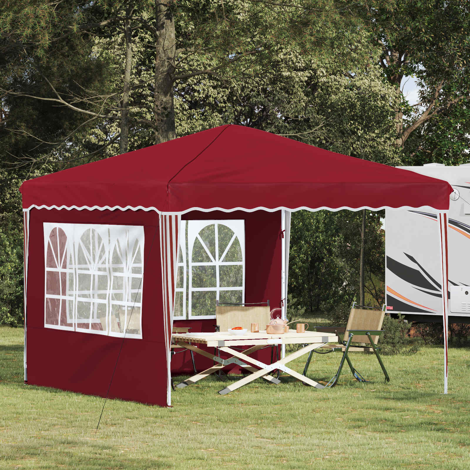 Pop-Up Partyzelt 288 X 288 X 245 Cm Oxford-Stoff