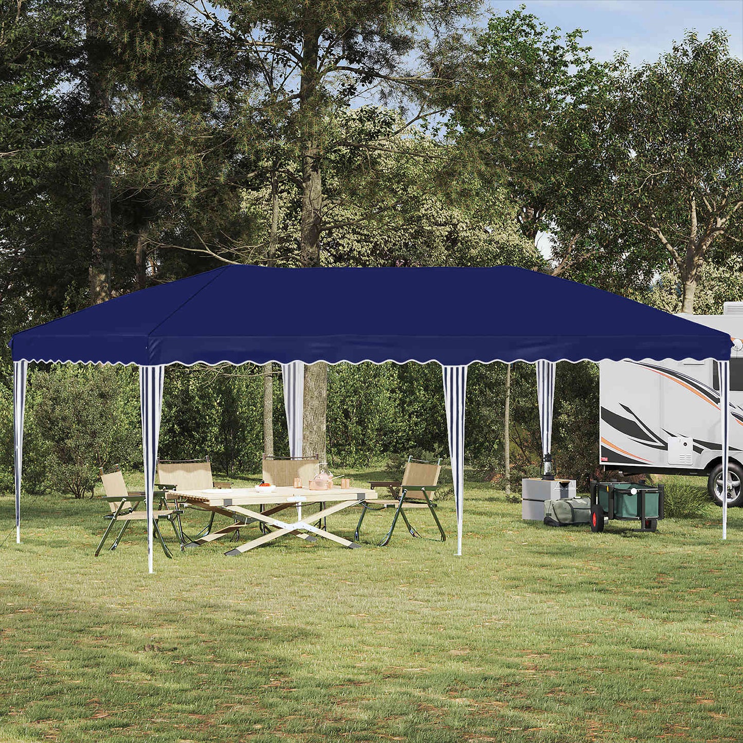 Pop-Up Partyzelt 575 X 288 X 245 Cm