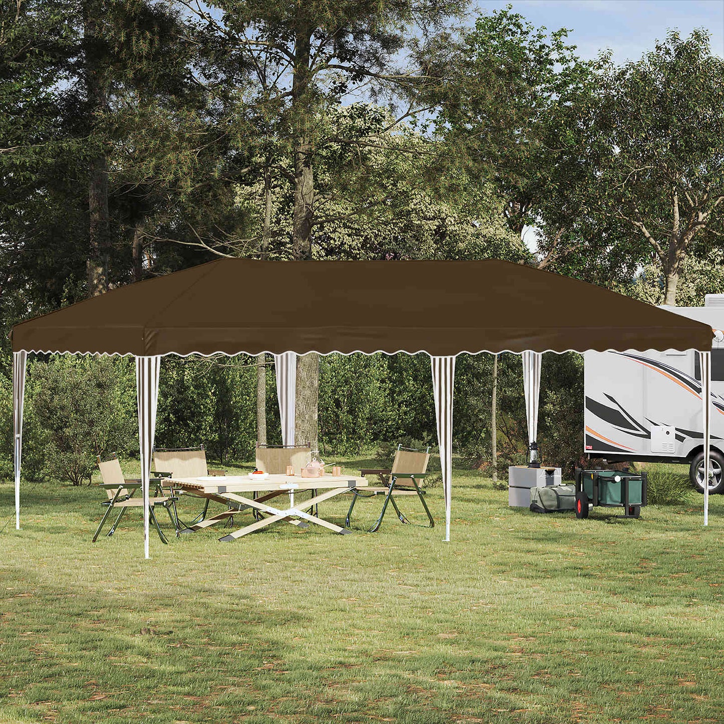 Pop-Up Partyzelt 575 X 288 X 245 Cm
