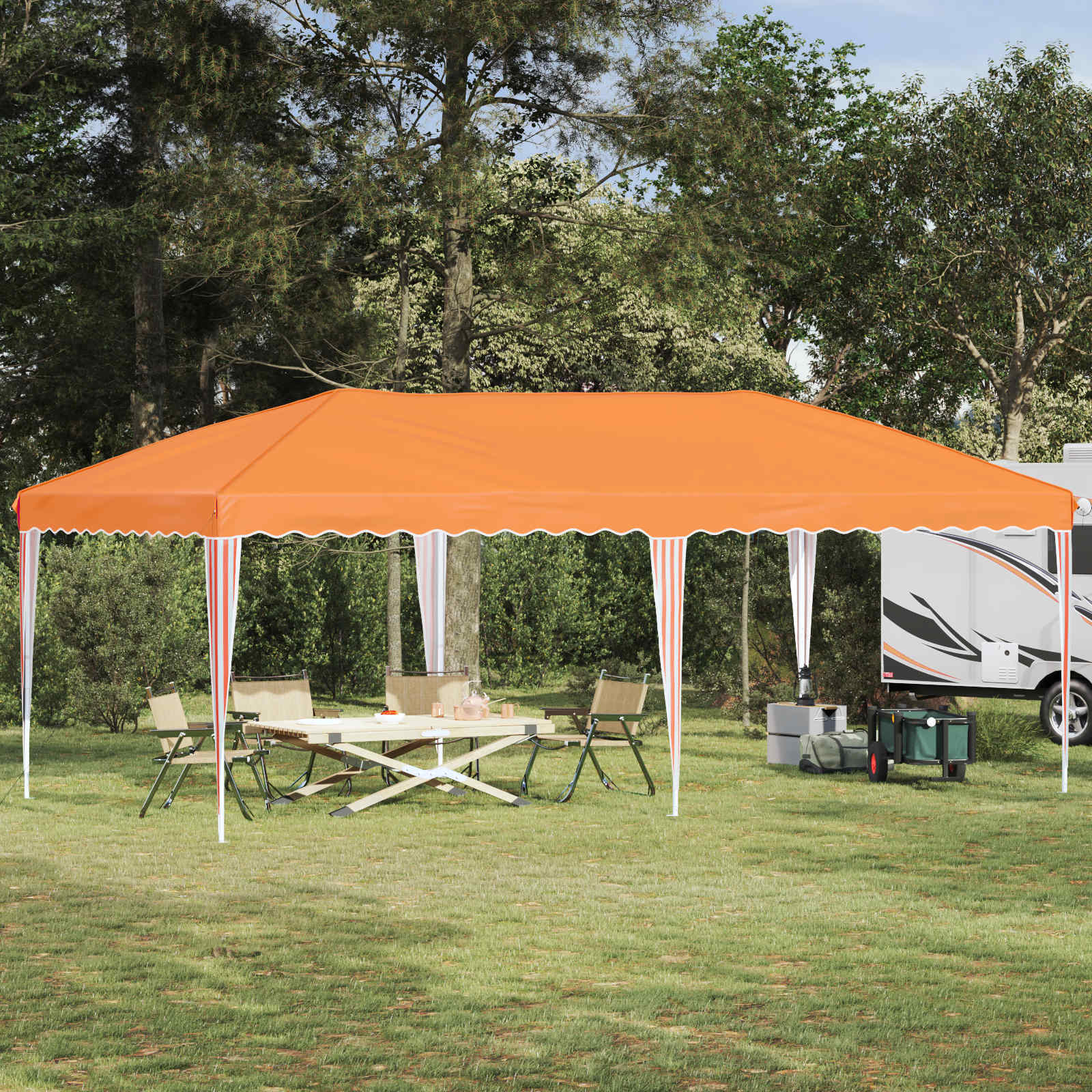 Pop-Up Partyzelt 575 X 288 X 245 Cm