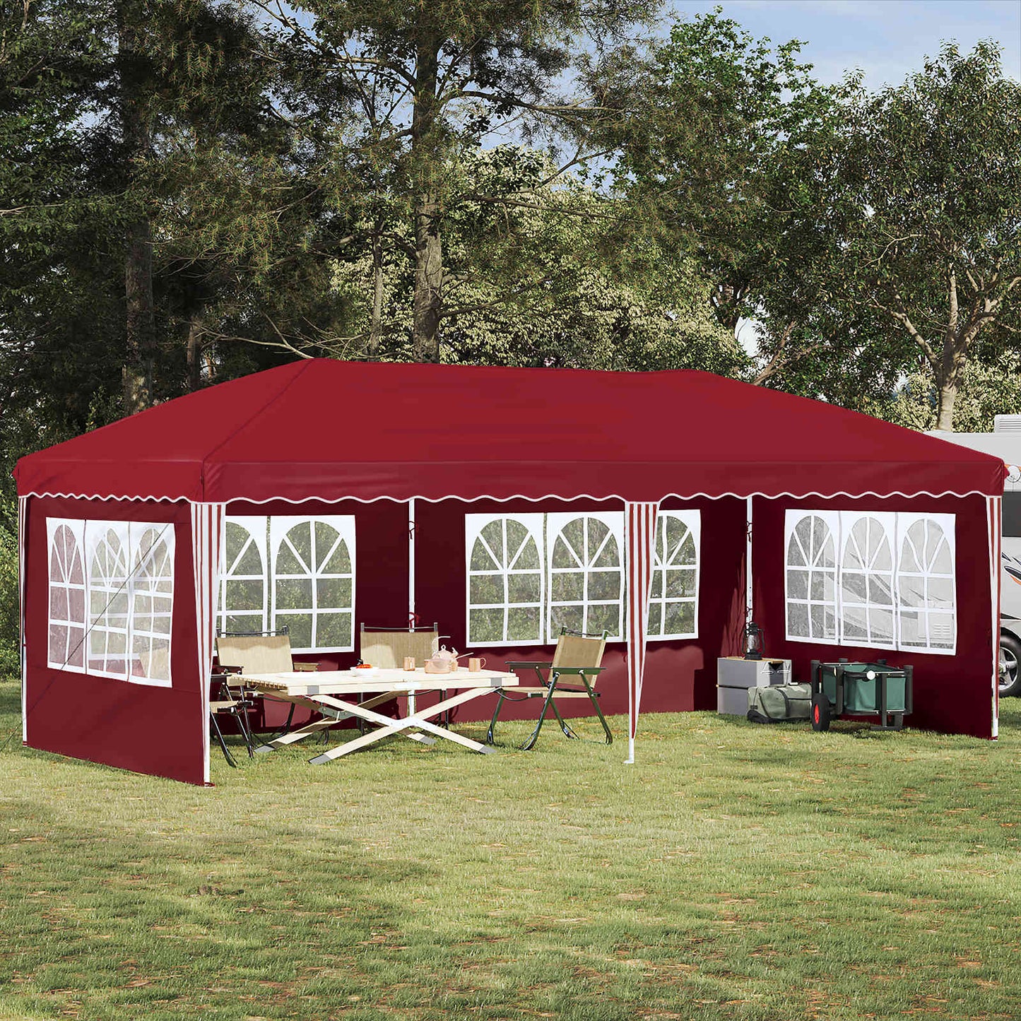 Pop-Up Partyzelt 575 X 288 X 245 Cm