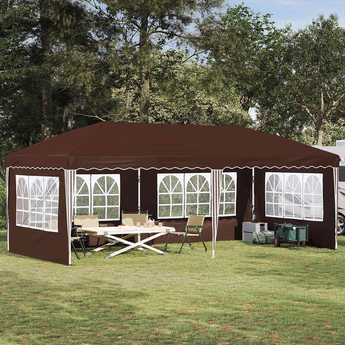Pop-Up Partyzelt 575 X 288 X 245 Cm