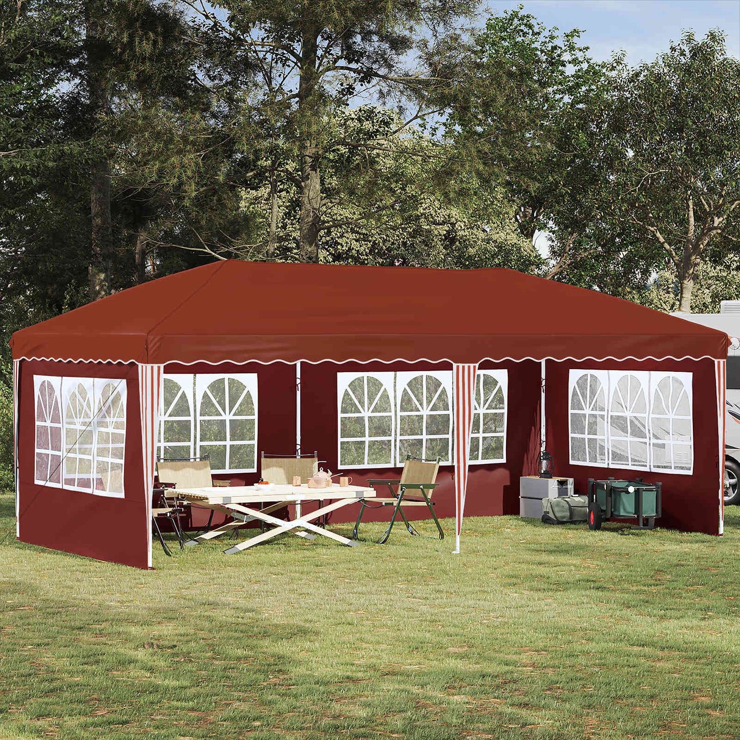 Pop-Up Partyzelt 575 X 288 X 245 Cm
