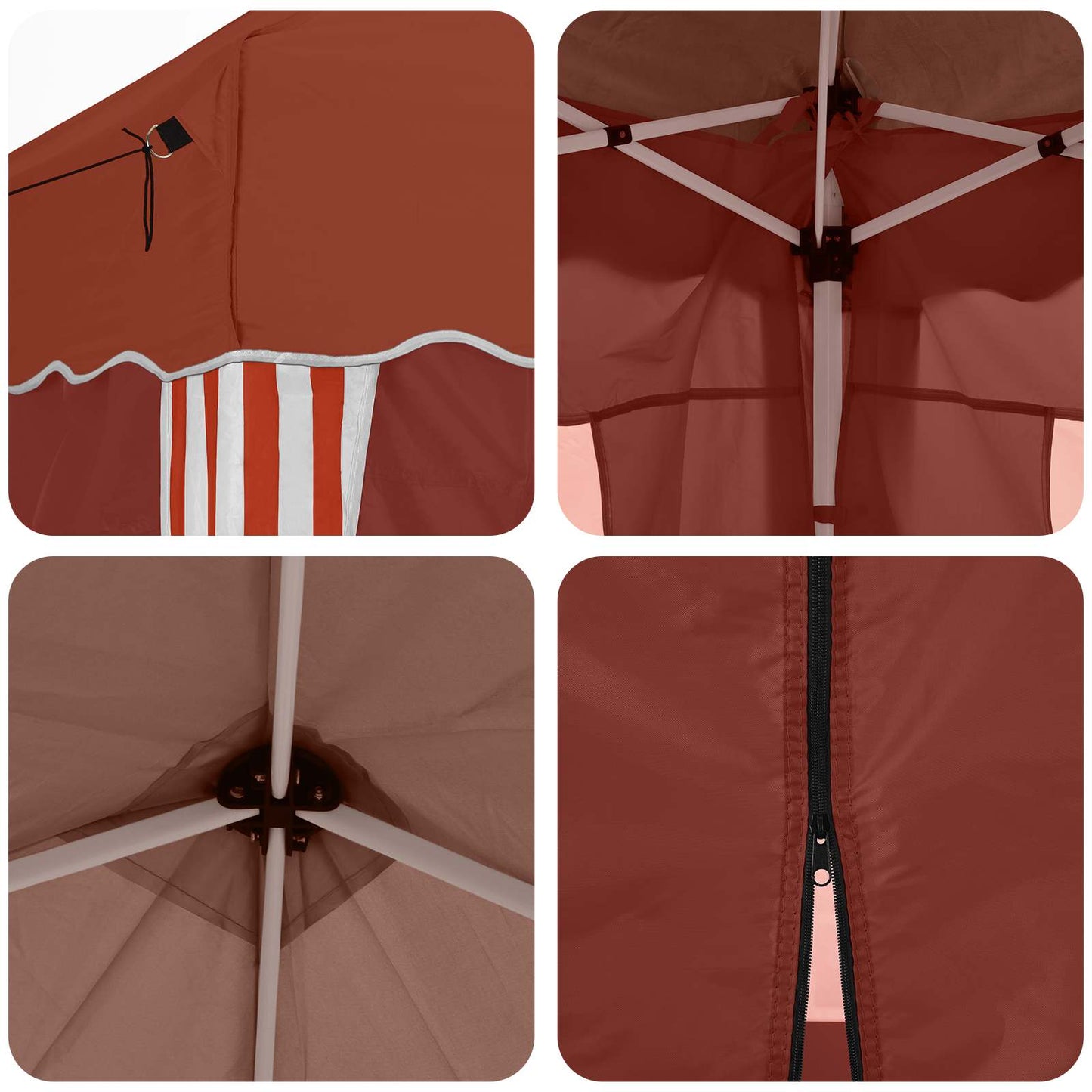 Pop-Up Partyzelt 575 X 288 X 245 Cm