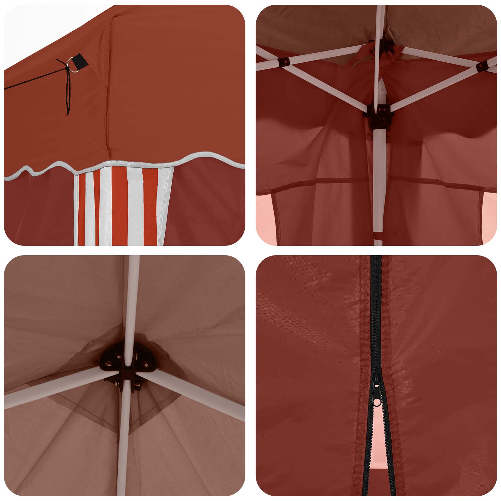 Pop-Up Partyzelt 575 X 288 X 245 Cm